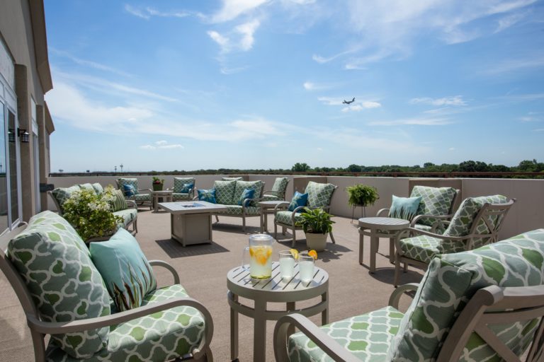 Roof-Top Patio at The Radcliff